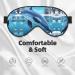 Winter The Dolphin Eye Mask - Soft Adjustable Sleep Mask for Men & Women - Comfortable Black Nighttime Eye Cover - Buy Online on GoSupps.com