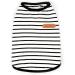 Buy Zweitea Summer Dog Shirts for Small Dogs - Striped Breathable Cotton Tank Tops for Chihuahuas & Puppies | XL Black Pet Clothing - Buy Online on GoSupps.com