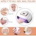 Sanon UV LED Nail Lamp 220W Fast Dryer with 57 LEDs and 4 Timer Presets - For Fingernail and Toenail Curing | Nail Art Tools - Buy Online on GoSupps.com