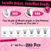 PRO DIY Eyelash Extension Kit - 280 PCs Individual Eyelashes Applicator & Brush for Beginners | 30D+40D 9-15 Mix - Buy Online on GoSupps.com