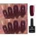 Bluesky Nail Gel Polish Ruby Ritz Ruby Sparkle Deep Red Glitter Sparkle 80545 UV LED Soak Off 10ml