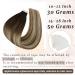 Ugeat Real Hair Balayage Tape Extensions - Brown & Light Blonde - 20 Pieces 30cm #4/6/613 - Perfect for Short Hair! - Buy Online on GoSupps.com