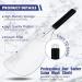 Clear Plastic Spray Protector Face Mask 4 Count - Haircut Cover Pads for Salon Hair Styling, Coloring, and Eye Protection - Buy Online on GoSupps.com