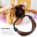 VALICLUD 6pcs Synthetic Wig Hair Ties Ponytail Holder Elastic Rubber Bands - Brown Hair Accessories for Women Girls - Perfect for Daily or Christmas Wear - Buy Online on GoSupps.com