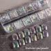 Holographic Iridescent Nail Glitter KALEFUL 12 Color Aurora Foil Nail Art Sequins Flakes Paillettes Designs Manicure Nail Decorations - Buy Online on GoSupps.com