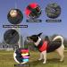 Shinmax Waterproof Winter Dog Coat | Warm Jacket for Small Medium & Large Dogs | Padded Vest with Breast Protection | Ideal for Cold Weather & Puppies - XL Red - Buy Online on GoSupps.com
