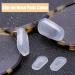 OPUGIT Eyeglass Nose Pad Covers  Slip-on Silicone Nose Pad for Glasses  Soft Eyeglass Repair Kit with Nose Piece Pads  Anti-Slip Eyewear Protective Covers Nose Bridge Pads(White 5 Pairs) White M size - Buy Online on GoSupps.com