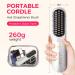 FRANO Cordless Hair Straightener Brush - Portable Mini Hot Comb for Travel Fast Heating & Negative Ions - USB & Type-C Charging - Lightweight & Stylish (White - Buy Online on GoSupps.com