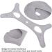 Chin Strap for Cpap Users Anti Snoring Chin Strap Adjustable AntiSnoring Jaw Support Belt Stop Snore Chin Strap Correction of Mouth Breathing for Men Women Grey - Buy Online on GoSupps.com