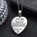 KUAIYIJU Inspirational Heart Necklace - Family Love Pendant Perfect Birthday Gift | Stainless Steel Jewelry for International Shipping - Buy Online on GoSupps.com