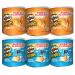 Snack Bundle with Pringle Salt & Vinegar Tub 40g x3 Pack With Pringle Paprika Tub 40g x3 (6 Pack)
