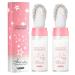 Body Glitter-Highlighter Makeup Stick with Sponge Head 2 Pcs Shimmer and Shine High Gloss Blush Contour Powder Makeup Fairy Glitter Powder Dust for Face Body Hair Cosmetic White 01 White