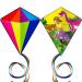 HENGDA KITE Prism Kite Dinosaur Park and Diamond Kite Set for Kids and Adults Easy to Fly Excellent Fabric with Two Sets of Individual Packaging and Accessories (23x27in)