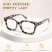 IBOANN Blue Light Glasses 3 Pack - Anti Eye Strain Computer Gaming Eyeglasses for Women & Men - Fashion Oversized Square Frame (Light Black, Leopard, Transparent) - Buy Online on GoSupps.com