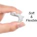 10 Pair Silicone Ear Plugs - Reusable Soft Washable Noise Cancelling - Ideal for Sleeping Shooting Music & Construction - Includes Plastic Case - Buy Online on GoSupps.com