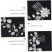 DOITOOL Hair Comb Rhinestone Barrette Clipss Wedding Headpiece for Bride Wedding Hair Accessories Bride Headpiece Pearls for Crafting Bridal Hair Pin Twist Beads Women's Double Head Alloy - Buy Online on GoSupps.com