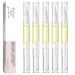 Ensemble de stylo huile de cuticules 5 pcs la croissance des ongles stylo l'huile pour r paration des ongles cuticule pour hydrater la peau pour la croissance et la r sistance outil