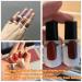 JOLIGEL Kit 4* UV LED Gel Nail Polishes Soak Off Shellac for Nail Art Manicure Pedicure Red Glitters/Gold Champagne Glitters/Bronze Glitters/Red Magenta 10ML - Buy Online on GoSupps.com