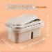 Martol Multi-Use Paint Brush Basin with Brushes Holder and Palette Box - Artist Cleaner Cup for Watercolor, Oil, Acrylic, Gouache Painting - Buy Online on GoSupps.com