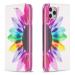 Miagon Wallet Folio Flip PU Leather Case for iPhone 11 Pro Creative Painted Design Full-Body Protective Cover Card Holder Kickstand Magnetic Sunflower iPhone 11 Pro Sunflower