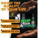 Healthergize Natural Hemp Cream - Extreme Relief with Soothing Mint - Moisturizer for Inflammation, Knees, Back, Joint, Muscle, Nerve Discomfort - Made in USA - Buy Online on GoSupps.com