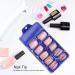 Press On Nails Fake Nails Set Ballerina False Gel Nails Art Tips False Nails Pure Color Full Cover Nail Tip False Nail Tip Fake Fingernails for Women Girls Kids DIY Nail (06) - Buy Online on GoSupps.com
