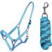 Shop NetProShop Halter & Guide Knit - Single-Colored Light Blue for Mini Shetty to XL Full | Best Quality Horse Gear - Buy Online on GoSupps.com