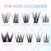 LANKIZ DIY Wispy Lash Clusters Individual Extensions 120 Clusters C+ D Mix Curl - Soft Lightweight 10-16mm Wide Band Mix Style Cluster Lashes | Home Use - Buy Online on GoSupps.com