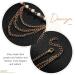 Jovono Boho Pearl Gold Bridal Wedding Headpiece | Rhinestone Hair Chain for Women and Girls - Buy Online on GoSupps.com