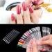100 Pieces Nail Tips Display Swatches | Transparent Nail Art Tips & Polish Display Ring for Nail Salons - Buy Online on GoSupps.com