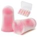 Ultra Soft Foam Ear Plugs for Sleeping Noise Cancelling 10 Pcs NRR 33dB Noise Reduction UnCorded Washable Reusable with Travel Case Earplugs for Snoring Concerts Shooting Studying (Medium)