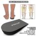 Premium Adjustable Orthopedic Heel Lift Inserts - Height Increase Insole for Leg Discrepancies, Heel Spurs, and Sports Injuries - Gray, SMALL Women's 4.5-9.5/Men's 6-8.5 - Buy Online on GoSupps.com