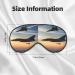 Aircraft Fighter Jets Print Eye Mask | Adjustable Blackout Sleeping Mask for Men & Women | Sleep Aid Eye Masks - Buy Online on GoSupps.com