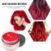 Temporary Red Hair Color Wax for Men & Women - Natural Hairstyle Pomade for Party Cosplay & Halloween - 4.23 oz - Buy Online on GoSupps.com