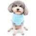Zunea Fleece Winter Jacket for Small Dogs Warm & Soft Cold Weather Coat with D-Ring Perfect for Chihuahua & Cats Blue - Buy Online on GoSupps.com