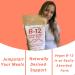 Organic Pure Himalayan Salt with Vitamin B12 Methylcobalamin - Fine Grain Vegan Supplement - 3 Month Supply - 100 Servings - Buy Online on GoSupps.com