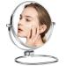 AumVum Travel Mirror Folding 10X Magnifying 6" Compact Double-Sided Makeup Vanity Mirror Portable Handheld & Wall Hanging for Shaving Bathroom and Desktop Use No Light