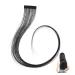 FRCOLOR Straight Hair Extensions Hairpieces for Real Slico Hair Styling Brown Wigs Hair Bands for Women's Hair Black Real Hair Extensions Gradient Hairpin Beads Tape