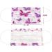 50pcs Pink Butterfly Disposable Face Masks - Soft, Breathable, Elastic Ear Loop Safety Masks for Women - Buy Online on GoSupps.com