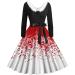 Shop Hanxiulin Ladies Christmas Elk Print Hooded Sweater Dress - Elegant Long Arm Mini Dress for Holiday Parties - Buy Online on GoSupps.com