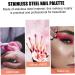 2 pi ces Palette de Manucure Anneau Nail Art Plateau de M lange Couleur Vernis Ongles Portable Cr atif pour Salon et DIY - Buy Online on GoSupps.com