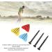 3 Set Golf Tees - Adjustable Multi-Colored Driver Tees & Ball Marker | Low Friction Golf Training Accessories for Outdoor Use - Buy Online on GoSupps.com