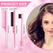5-Piece Rat Tail Comb Set for Hair Styling - Pink | Stainless Steel Teasing Brush for Men and Women - Ideal for Salon and Home Use - Buy Online on GoSupps.com
