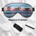 SSIMOO Flamingos On The Beach Eye Mask - Double-Sided Light Blocking for Better Sleep | International Shipping - Buy Online on GoSupps.com