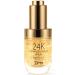24K Gold Anti Aging Face Serum Moisturizer Enriched with Vitamin C Serum  Hyaluronic Acid  Vitamin E Cream for Day and Night Wrinkle Reduction  Re-Activate Skin Youth (1FL.OZ)