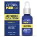 Retinol Men s Anti-Wrinkle Facial Serum The Original Retinol Anti-Aging Men s Formula For Younger Looking Skin Vitamin-Enriched To Smooth Fine Lines & Wrinkles Improve Tone & Promote Firmness