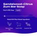 Indigo Wild Zum Bar Goat's Milk Soap - Sandalwood-Citrus - 3 oz (3 Pack) - Buy Online on GoSupps.com