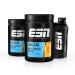 ESN isoclear whey isolate protein powder fresh orange 2 x 908 g + free Shaker protein limo with a fruity delicious taste clear whey tested quality - made in germany orange set set