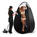 Portable Spray Tan Tent with Clear Top + 5 Pairs of Spray Tan Feet Pads - Buy Online on GoSupps.com
