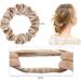 22-Piece Velvet Scrunchies Set for Toddler Girls & Women | Soft Elastic Hair Ties for Thick & Thin Hair | Ponytail Holder & Hair Accessory with Storage Bag - Classic Colors - Buy Online on GoSupps.com